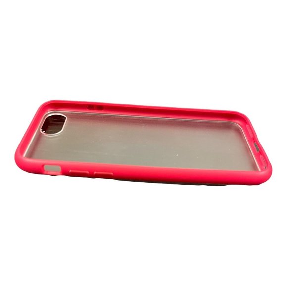 iPhone Clear & Pink Case For Apple iPhone 6/ 7 / 8G Plastic Case To Custom Decor - Picture 4 of 6